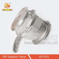 Tanker Truck Stainless Steel API Adaptor Valve